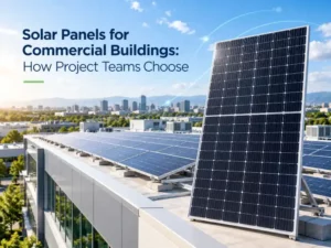 Solar Panels for Commercial Buildings How Project Teams Choose Solar Panels for Commercial Buildings How Project Teams Choose